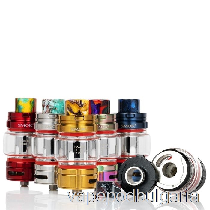 Vape 10000 Дръпки Smok Tfv16 Mesh Sub-ohm Tank Black